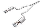 AWE Touring Edition Exhaust for 17+ Challenger 5.7 - Chrome Silver Quad Tips - Primary
